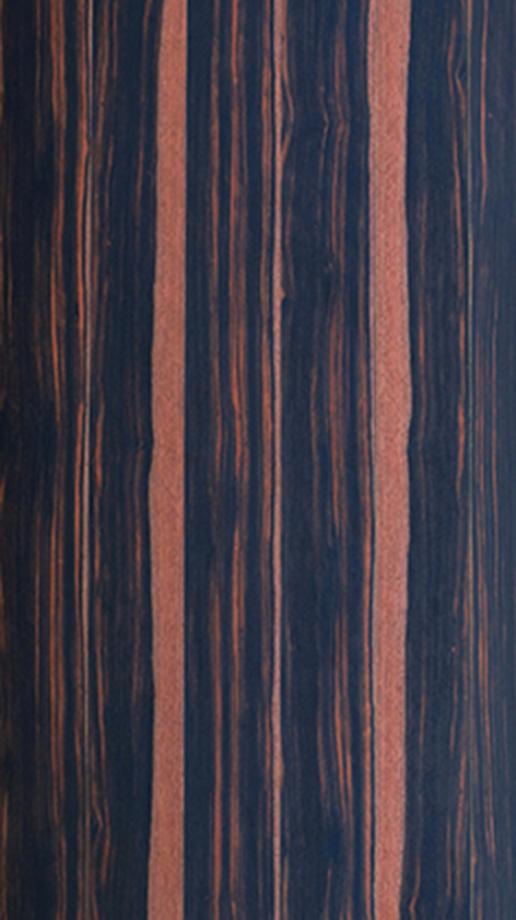 エボニー突板　内装用突板/ツキ板不燃化粧パネル・ウッドパネルは天井材壁材として、木の壁や天井を容易に作れる木製パネル（不燃木材）です。羽目板、ヘリンボーン貼りなどおしゃれな木目の壁や天井を作る事が可能です。
